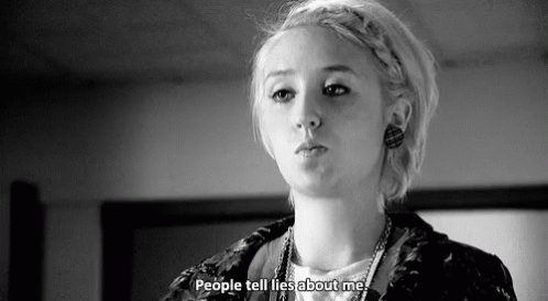 Lily Loveless People Tell Lies About Me GIF - Lily Loveless People Tell Lies About Me GIFs