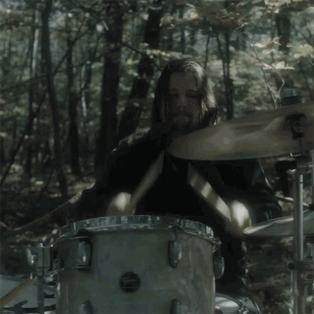 Playing Drums The Spill Canvas GIF - Playing Drums The Spill Canvas Firestorm Song GIFs