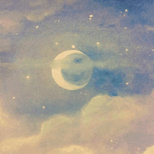 a witch is flying on a broom in the sky