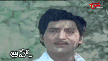 a pixelated image of a man with a mustache and a foreign language behind him