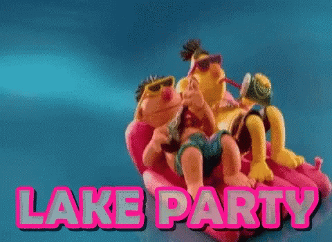 Lake Party Pool Party GIF - Lake Party Pool Party Floating GIFs