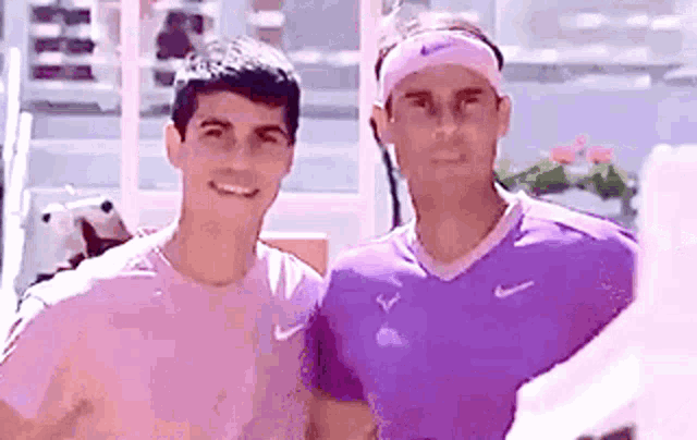Rafael Nadal Carlos Alcaraz GIF