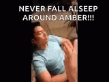 Slap Miko Never Fall Asleep Around Amber GIF - Slap Miko Never Fall Asleep Around Amber GIFs