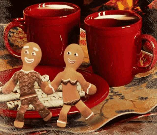 Coffee Red Cup GIF - Coffee Red Cup Dancing Cookie GIFs