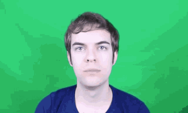 a man is making a funny face and saying that 's the .