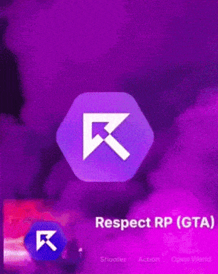 a purple background with the words respect rp ( gta ) on the bottom