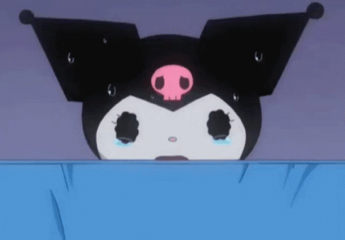 Kuromi Crying GIF - Kuromi Crying Onegai My Melody GIFs