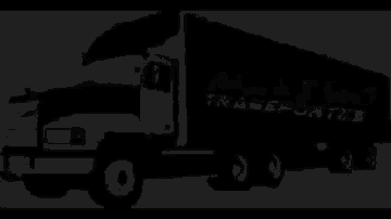 a black and white drawing of a truck that says maximo transportes on it