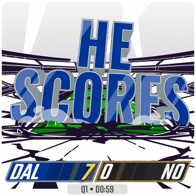 a scoreboard with the words he scores dal 7 0 no