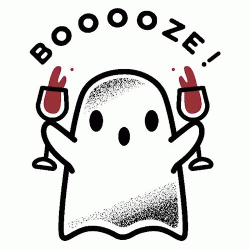 Booze Ghost GIF - Booze Ghost Cheers GIFs
