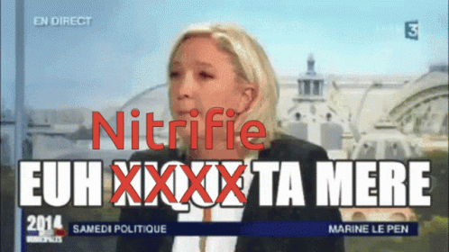 Le Pen Nique GIF - Le Pen Nique Nitrifie GIFs