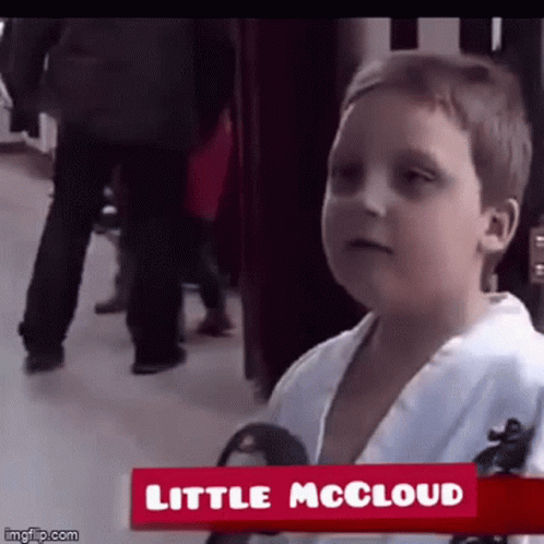 Little Mc Cloud Punch GIF - Little Mc Cloud Punch Interview GIFs