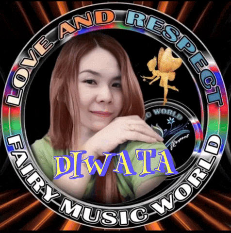 a picture of a woman with the words love and respect fairy music world around her