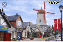 Fantastical Village Windmill GIF - Fantastical Village Windmill Cottage GIFs