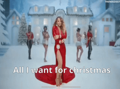 All I Want For Christmas Mariah Carey GIF - All I Want For Christmas Mariah Carey Xmas GIFs