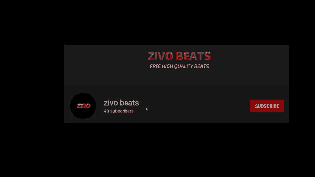 a banner for tivo beats free high quality beats with 46 subscribers
