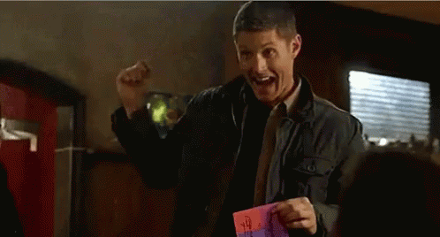 Semangat GIF - Excited Supernatural Dean Winchester GIFs