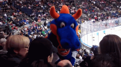 New York Islanders Sparky The Dragon GIF - New York Islanders Sparky The Dragon Covering Eyes GIFs