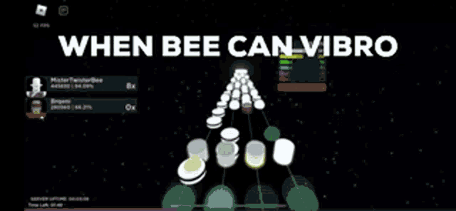 a screenshot of a video game called when bee can vibra