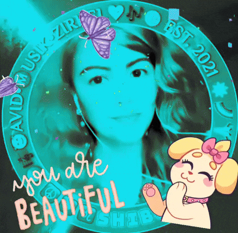 a picture of a woman with the words " you are beautiful "