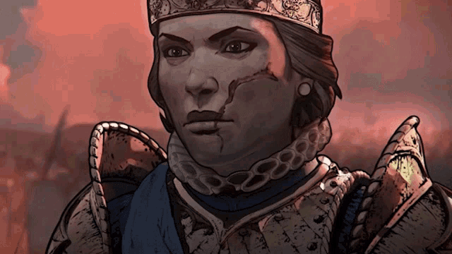 Angry Stare Meve GIF - Angry Stare Meve The Witcher GIFs