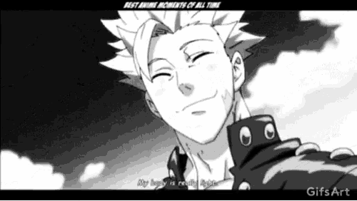 a black and white drawing of a man with the words " my heart is really light "