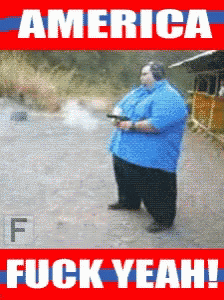 Fat Man Shoot GIF - Fat Man Shoot Gun GIFs