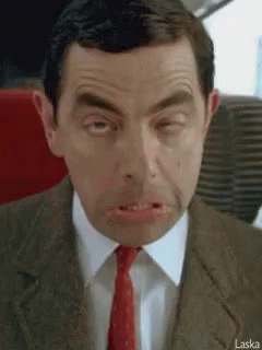 Bean Grimace - Mr. Bean GIF - Mr Bean Rowan Atkinson Goofy GIFs