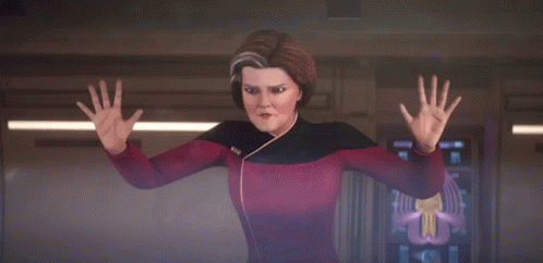 Its A Message Captain Kathryn Janeway GIF - Its A Message Captain Kathryn Janeway Star Trek Prodigy GIFs