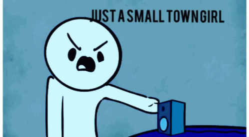 Singing Just A Small Town Girl GIF - Singing Just A Small Town Girl Dont Stop Believing GIFs