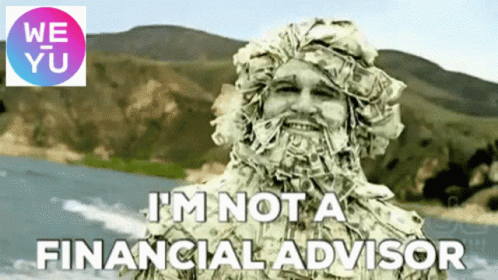 Financial Advisor I Am Not A Financial Advisor GIF - Financial Advisor I Am Not A Financial Advisor GIFs