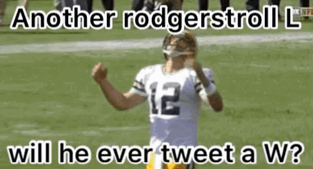 a football player with the number 12 on his jersey