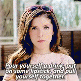 Get Over It Anna Kendrick GIF - Get Over It Anna Kendrick Pull Yourself Together GIFs