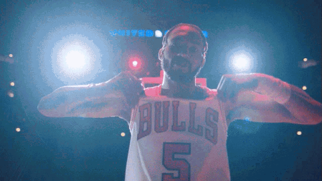 Bulls Jersey Derrick Jones Jr GIF - Bulls Jersey Derrick Jones Jr Chicago Bulls GIFs