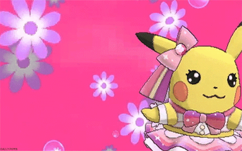 Pikachu Cute GIF - Pikachu Cute Pink GIFs