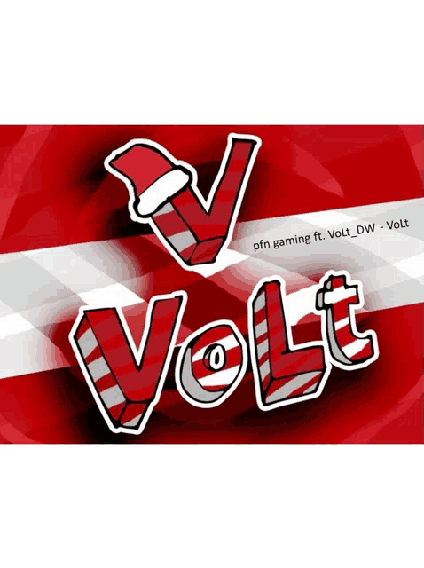 a red and white logo for volt gaming