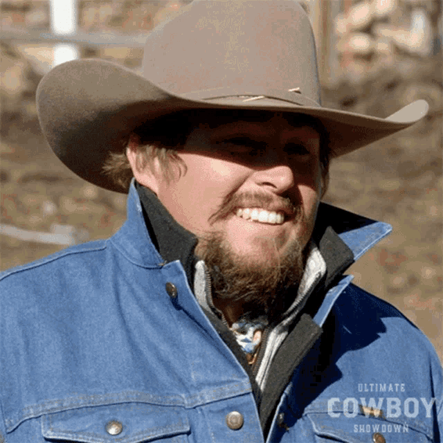 Smiling Coy Melancon GIF - Smiling Coy Melancon Ultimate Cowboy Showdown GIFs