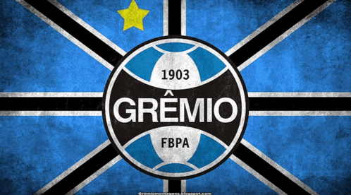 a gremio logo with a yellow star on it
