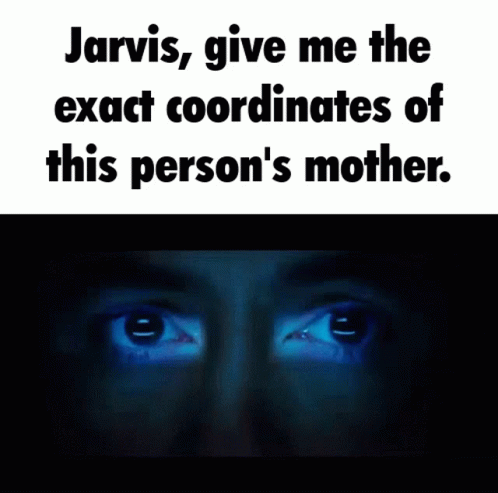 Jarvis Give Me The Exact Coordinates If This Person Mother GIF - Jarvis Give Me The Exact Coordinates If This Person Mother GIFs