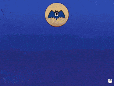 a cartoon of a bat with the word tbs on the bottom