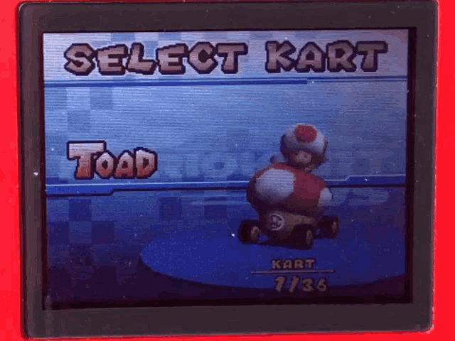 Toad Mario Kart GIF - Toad Mario Kart Mario Kart Ds GIFs