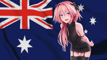 Astolfo Australia GIF - Astolfo Australia Australia Flag GIFs