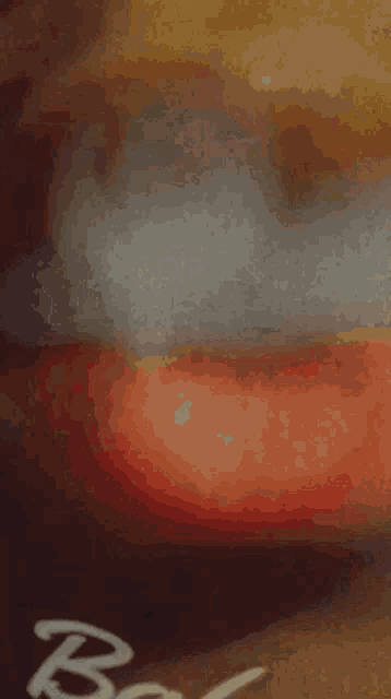 a close up of a bowl of food with the word barbie written on the bottom