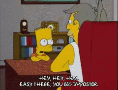 Imposter GIF - Imposter The Simpsons Big Imposter GIFs