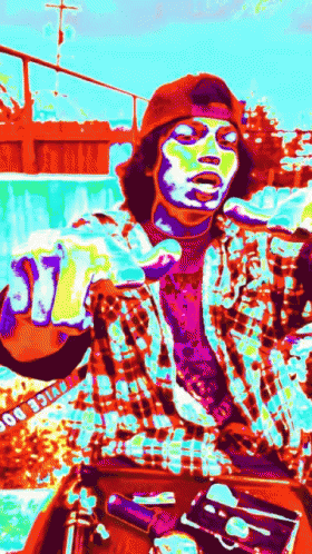 Rapper Psychedelic GIF - Rapper Psychedelic Colors GIFs