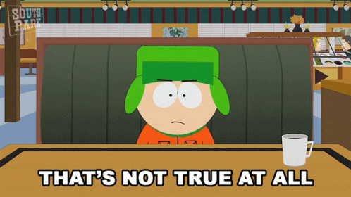 Thats Not True At All Kyle Broflovski GIF - Thats Not True At All Kyle Broflovski South Park GIFs