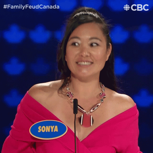Yup Sonya GIF - Yup Sonya Family Feud Canada GIFs