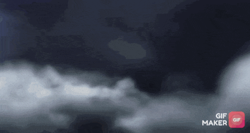 a gif of a man with horns and a gif maker logo