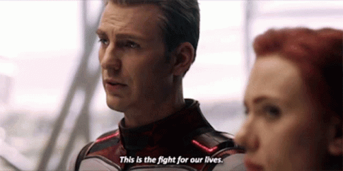 Avengers Endgame This Is The Fight For Our Lives GIF - Avengers Endgame This Is The Fight For Our Lives Captain America GIFs