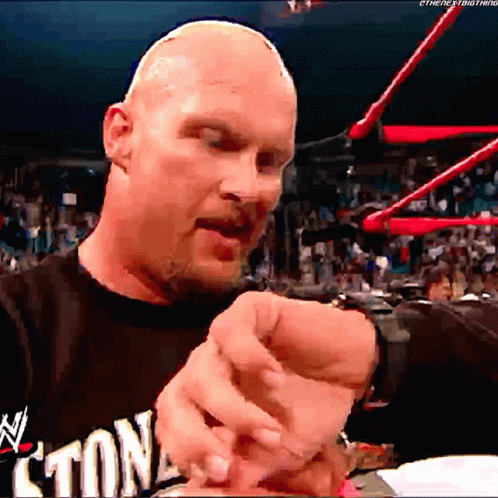 Stone Cold Steve Austin Checking The Time GIF